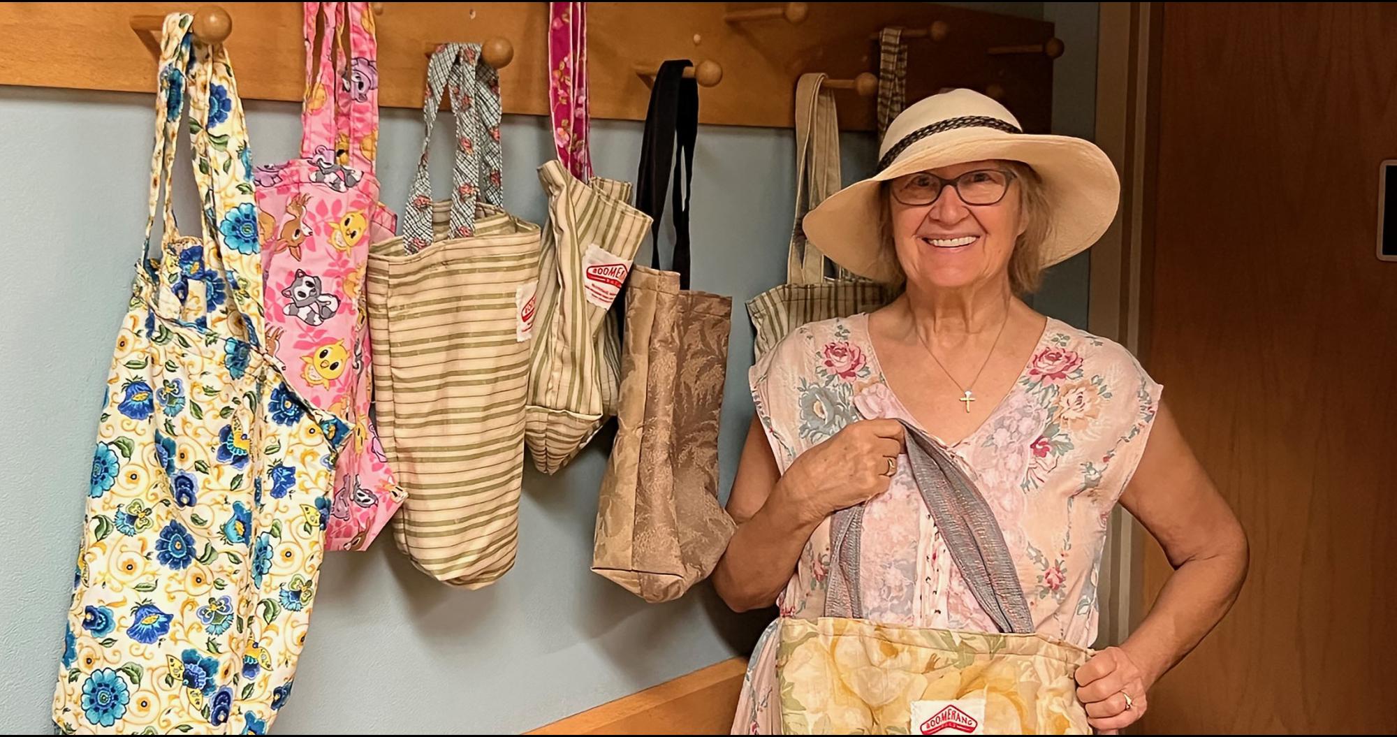 Sewing volunteer